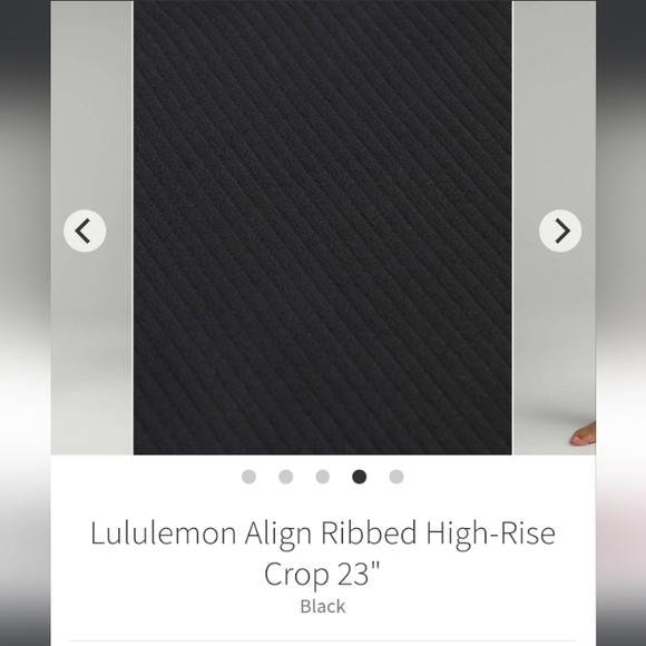 🍋 Lululemon 🍋 Align 23" Black Size 8 - Picture 3 of 9